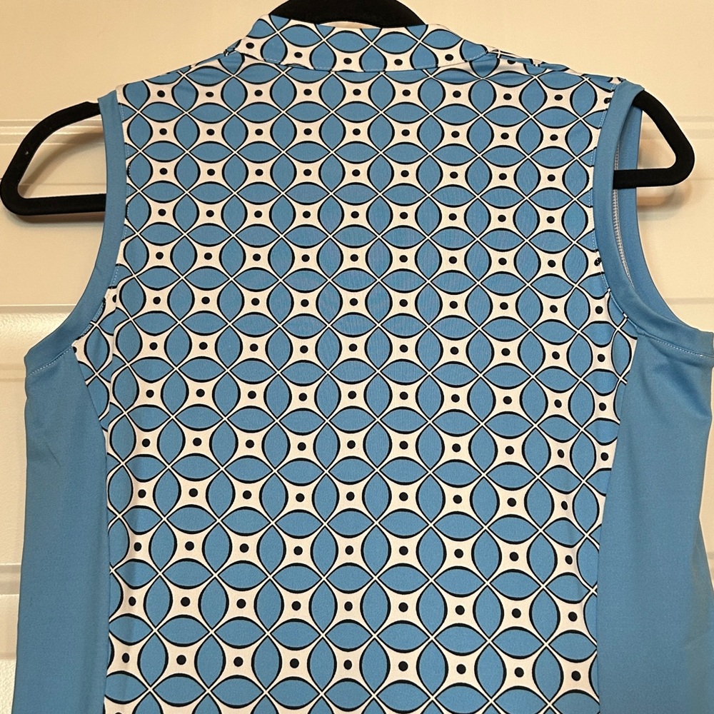 Tail Performance Golf Dress S Blue/White NWT Pocket Sleeveless Athletic Casual - Picture 8 of 14